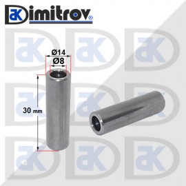 Метална втулка Ø  8 х Ø 14 х 30 mm